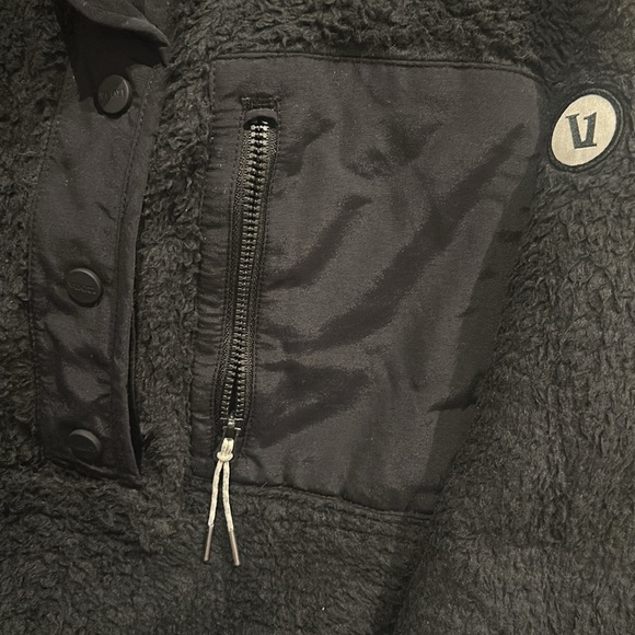 VUORI black Cozy Sherpa Popover Pullover - Picture 5 of 6